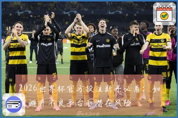 2026世界杯官方投注新手必看:如何避开不良平台和潜在风险